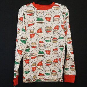 Carter’s White Tee with Mult-Cultural Santas Long Sleeve Men’s Lg